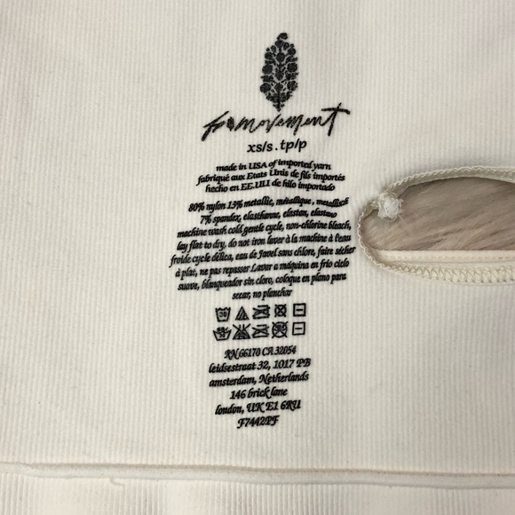 FREE PEOPLE Tighten Up Cut Out Tank Top XS/S - Picture 8 of 10